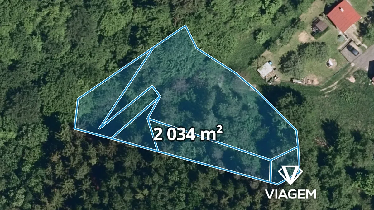 Prodej lesa 2034 m²